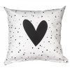 Buitenkussen 'Dots Hart' - 50x50 cm