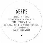 Houten muurcirkel Beppe - 30 cm
