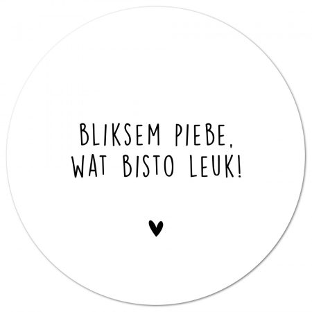 Houten muurcirkel Bliksem Piebe – 30 cm Fries valentijnscadeau