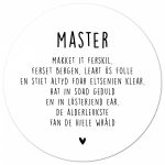 Houten muurcirkel Master- 30 cm