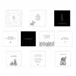 Dubbele Friese Kerstkaartenset - 10 kaarten - inclusief enveloppen