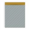 Cadeauzakken - Schuine strepen - Petrol - 5 stuks - 27 x 34 cm