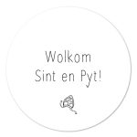 Muurcirkel Wolkom Sint & Pyt - 20 cm