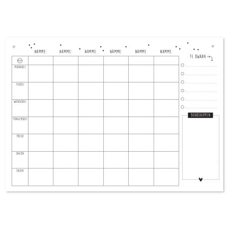 Friese Familieplanner – Whiteboard – A3 Familieplanners