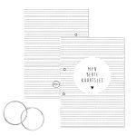 Bewaarbundel - Bertekaartsjes - Zwart/wit