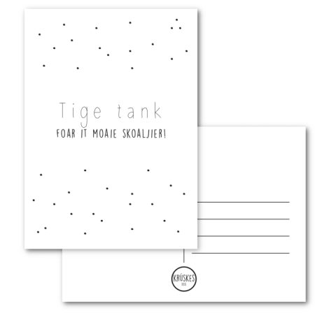 Kaart Tige Tank Foar It Moaie Skoaljier – A6 Alle kaarten