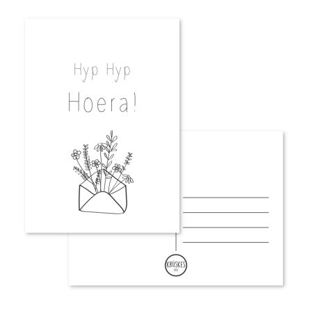 Kaart Hyp Hyp Hoera – A6 Alle kaarten
