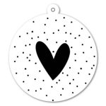 Kerstboomhanger - Hart dots