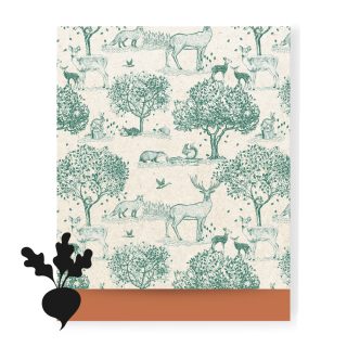 Cadeauzakken – Forest animals – 5 stuks – 27 x 34 cm Inpakzakjes