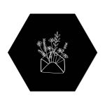 Hexagon Bloemenenvelop