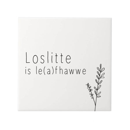 Tegeltje Loslitte is le(a)fhawwe Kadotips