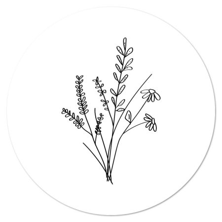 Buiten Muurcirkel Bos bloemen – 30 cm Buiten muurcirkels