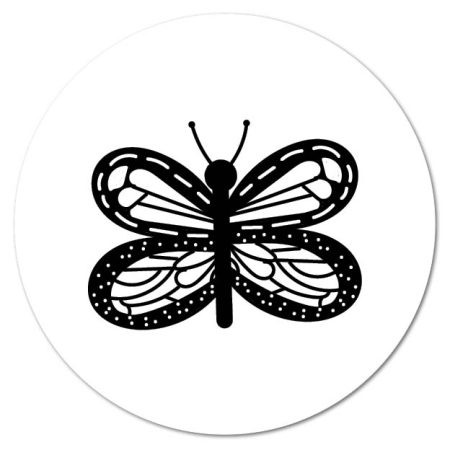 Buiten Muurcirkel Vlinder – 20 cm Buiten muurcirkels