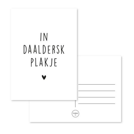 Kaart In Daaldersk Plakje – A6 Alle kaarten