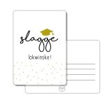 Kaart Slagge, lokwinske - Goudfolie - A6