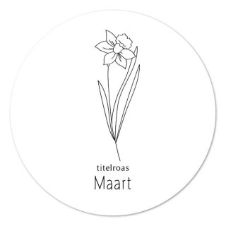 Muurcirkel Hart donkergroen/wit – 20 cm Kadotips