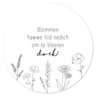Friese Tuinposter – Jou ris in sinnestriel wei Alles voor buiten
