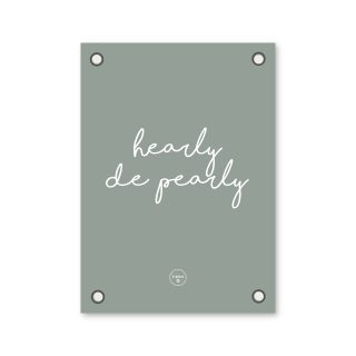 Friese Mini Tuinposter – Hearly de Pearly Alles voor buiten