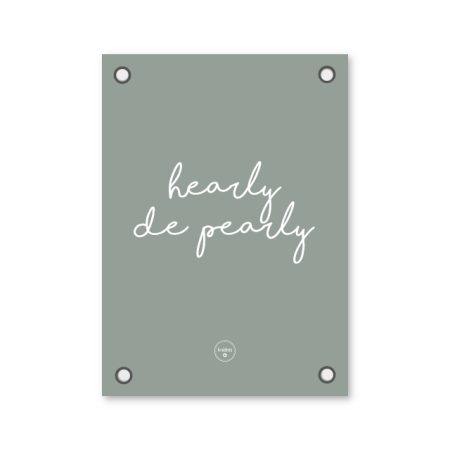 Friese Mini Tuinposter – Hearly de Pearly Alles voor buiten