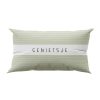 Buitenkussen 'Genietsje' - 50x30 cm