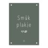 Friese Tuinposter - Smûk plakje Donkergroen