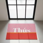 Deurmat Thús Roze/Rood