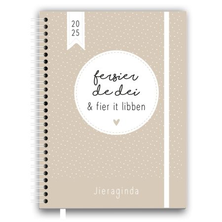 Friese Jaaragenda 2025 - Beige - A5