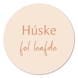 Muurcirkel – Húske fol leafde – 20 cm Kadotips