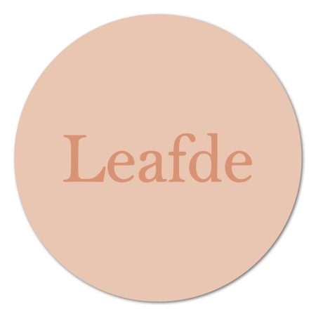 Muurcirkel – Leafde roze – 20 cm Kadotips