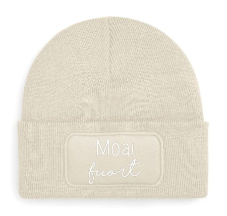 Muts ‘Moai fuort’ – Beige Kadotips