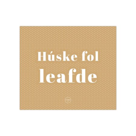 Inductiebeschermer - Húske fol leafde - 60 x 52 cm