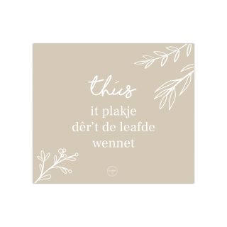 Friese Placemats – set van 2 stuks – Genietsje Alles van Kruskes