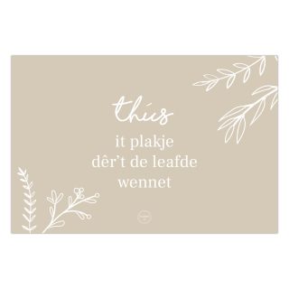 Friese Placemats – set van 2 stuks – Genietsje Alles van Kruskes