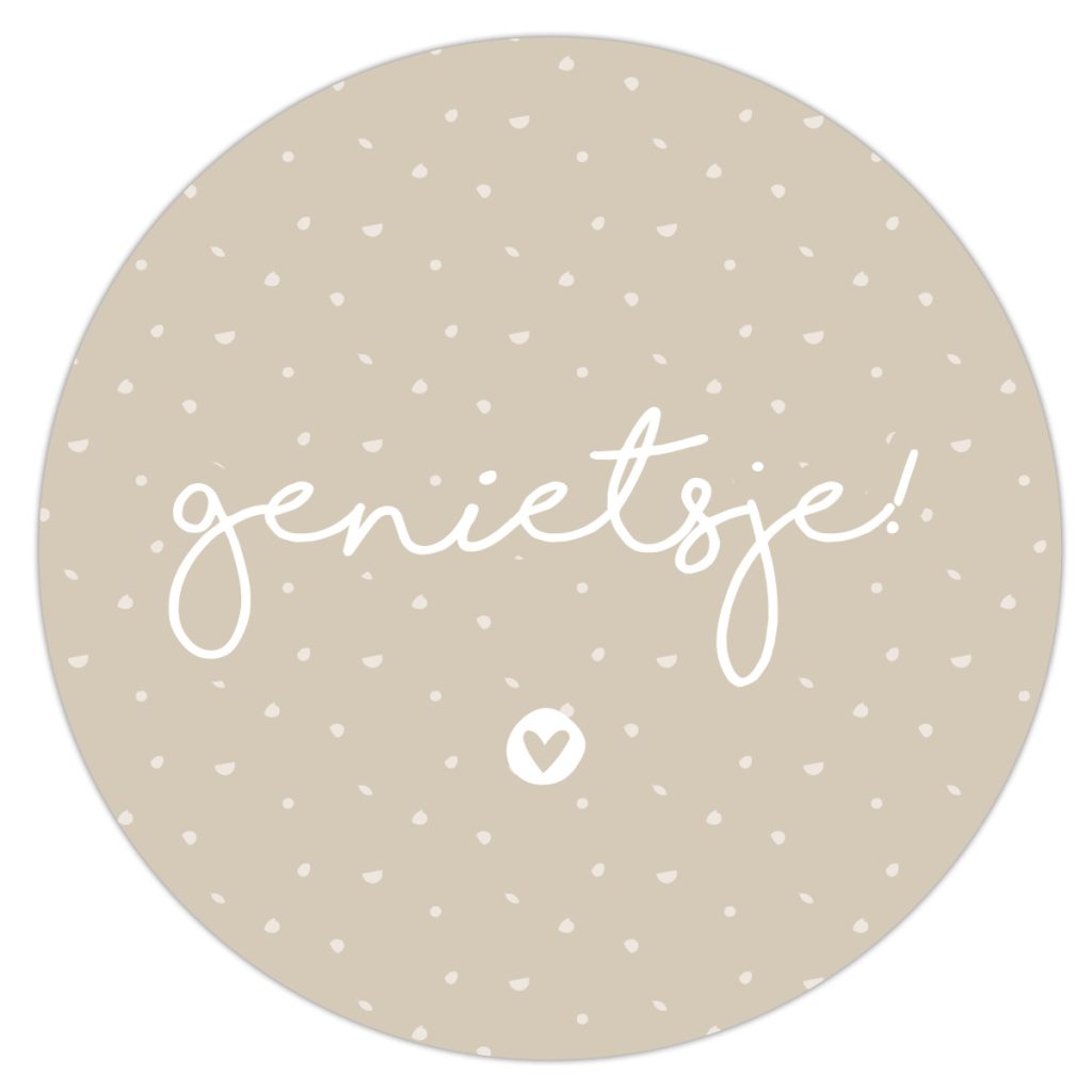 Buiten Muurcirkel Genietsje – 30 cm Alles van Kruskes