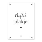 Friese Tuinposter - Noflik plakje