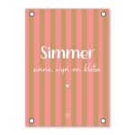 Friese Tuinposter - Simmer