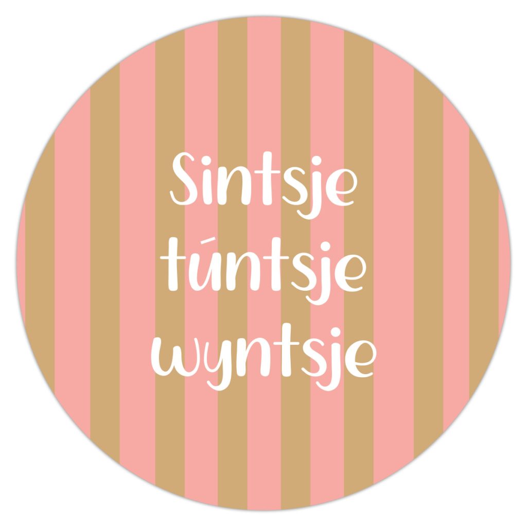 Buiten Muurcirkel Sintsje, túntsje, wyntsje – 30 cm Alles van Kruskes