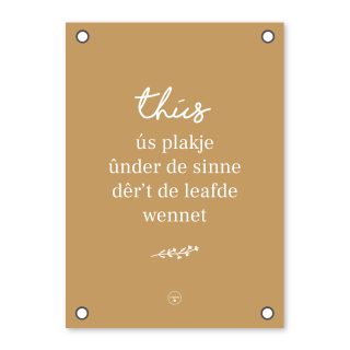 Friese Tuinposter – Simmer Alles van Kruskes