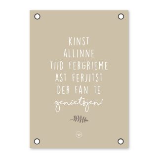 Friese Tuinposter – Hjir is it lekker smûk Alles van Kruskes