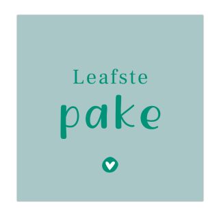 Bordje Juf is de alderleafste Alles van Kruskes