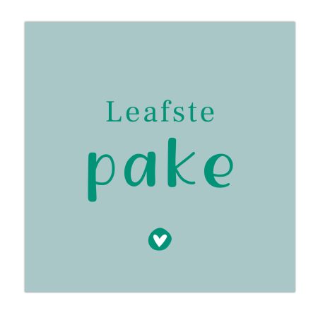 Bordje Leafste Pake