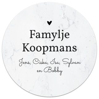 Buiten muurcirkel - Famylje - 30 cm
