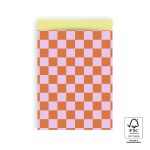 Cadeauzakjes - Ruitjes - 5 stuks - 17 x 25 cm