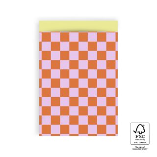 Cadeauzakjes - Ruitjes - 5 stuks - 17 x 25 cm