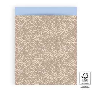 Cadeauzakken - Sparkles Taupe - 5 stuks - 27 x 34 cm