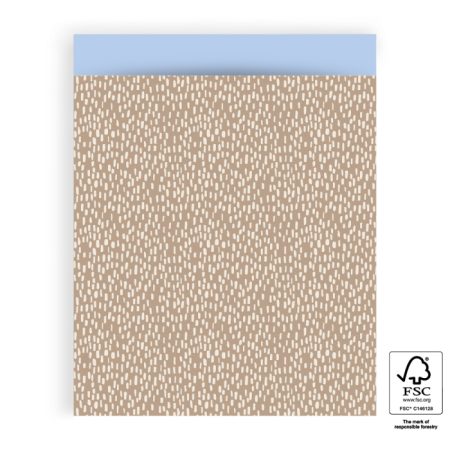 Cadeauzakken - Sparkles Taupe - 5 stuks - 27 x 34 cm
