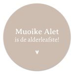 Muurcirkel - De alderleafste - 20 cm