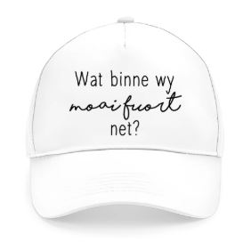 Pet 'Wat binne wy moai fuort net?' - Wit