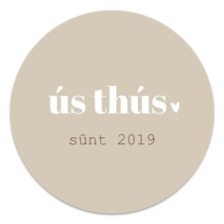 Muurcirkel - ús thús sûnt - 20 cm
