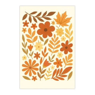 Interieur bord  - Hjersttafriel - 20 x 30 cm
